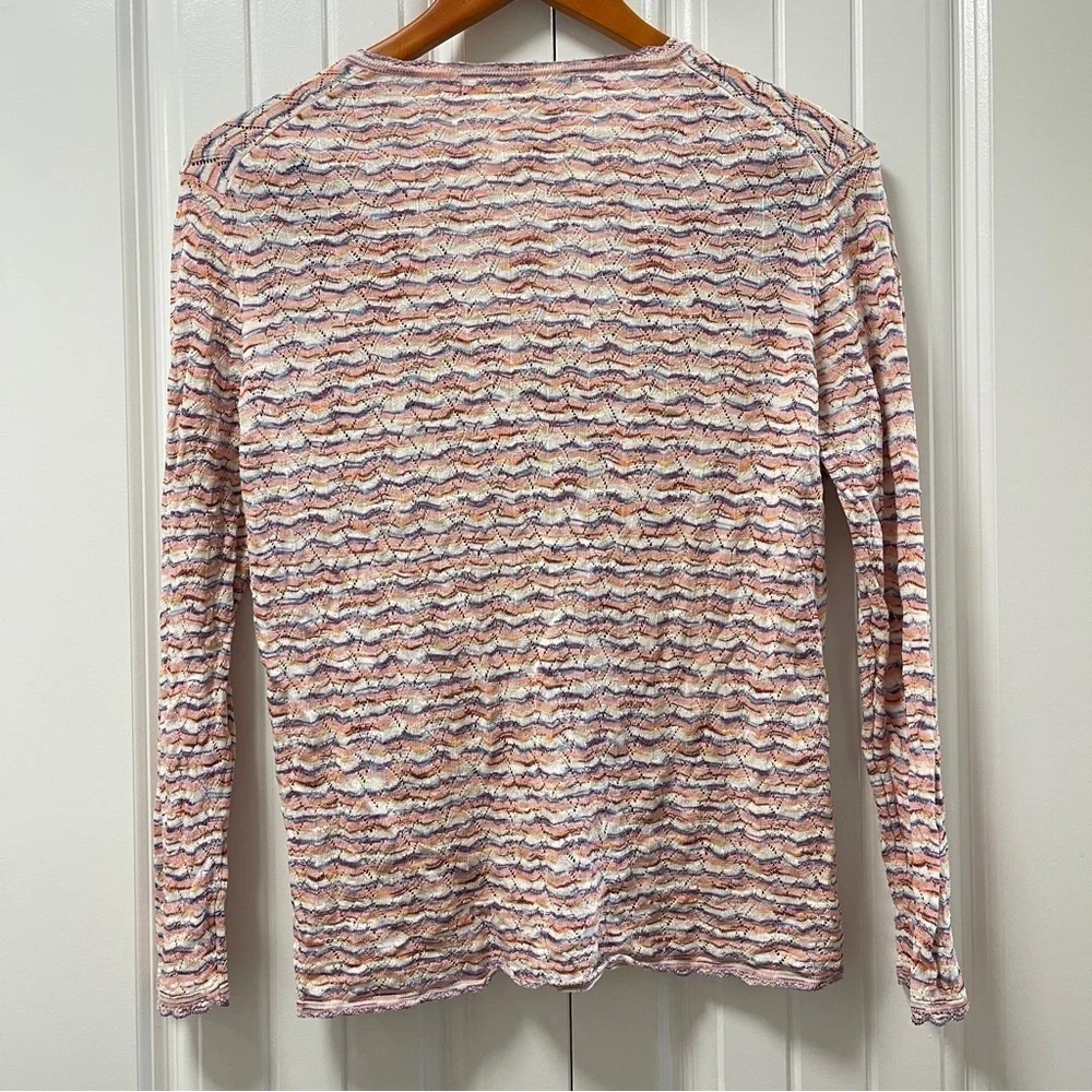 Vintage Camela Knit Pastel Cardigan Pink - Picture 8 of 15